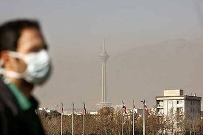 آلودگی هوای تهران و قرار گرفتن شاخص کیفیت هوا در محدوده ناسالم برای گروه‌های حساس